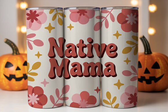 Native Mama Floral Tumbler Wrap